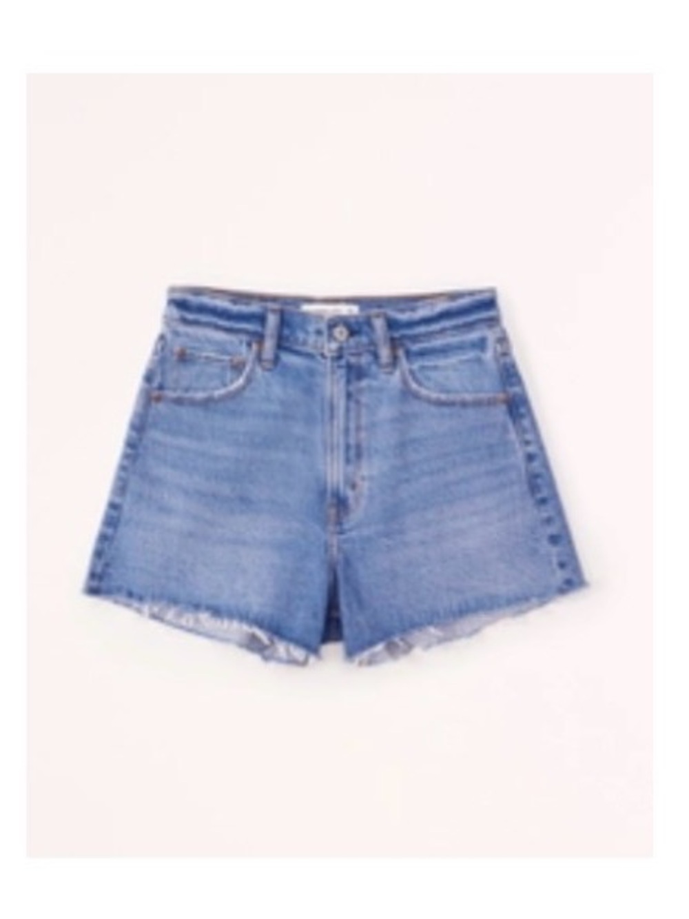 Abercrombie & Fitch 90s Relaxed Cutoff High-Rise Jean Shorts